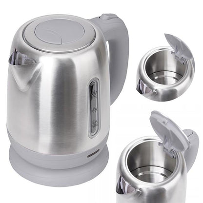 1800W 1.8 Litre Lüks Çelik Su Isıtıcı Kettle İnox CRW-7211