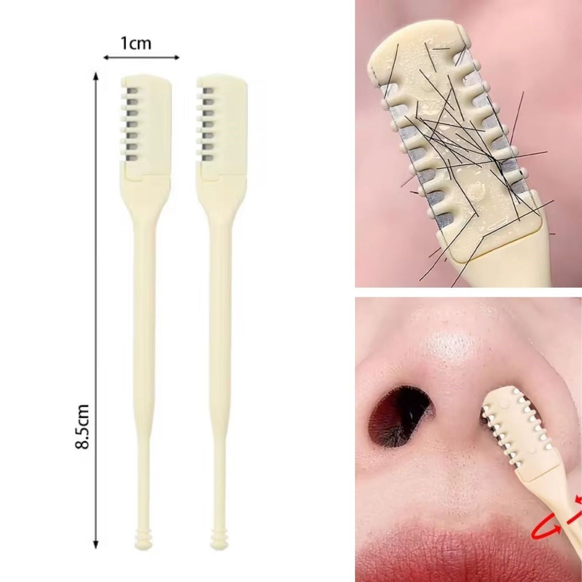 2&amp;apos;Si Bir Arada 2 Parça Kutulu Burun Kıl Alma ve Kulak Temizleme Aparatı