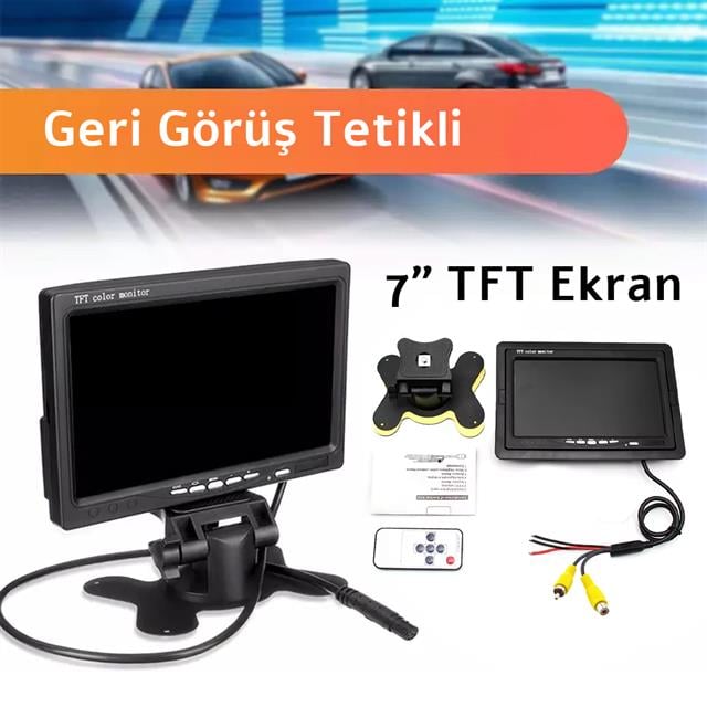 2 KANAL TETİKLEMELİ 7 DİJİTAL MONİTÖR