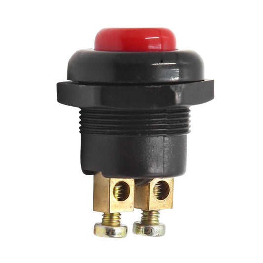 22 MM PLASTİK 2P MARŞ-KORNA BUTONU KIRMIZI (IC-180A-1)