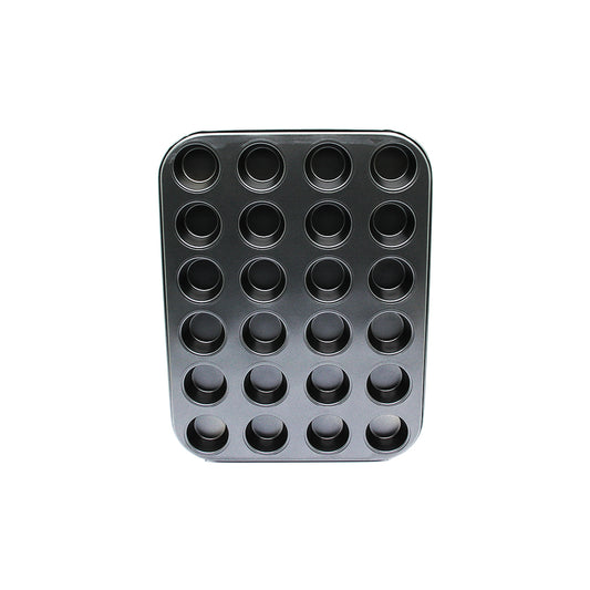 24 GÖZLÜ METAL - SİYAH MUFFIN KEK KALIBI