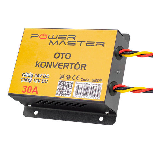 24V DC / 12V DC 30 AMPER OTO KONVERTÖR