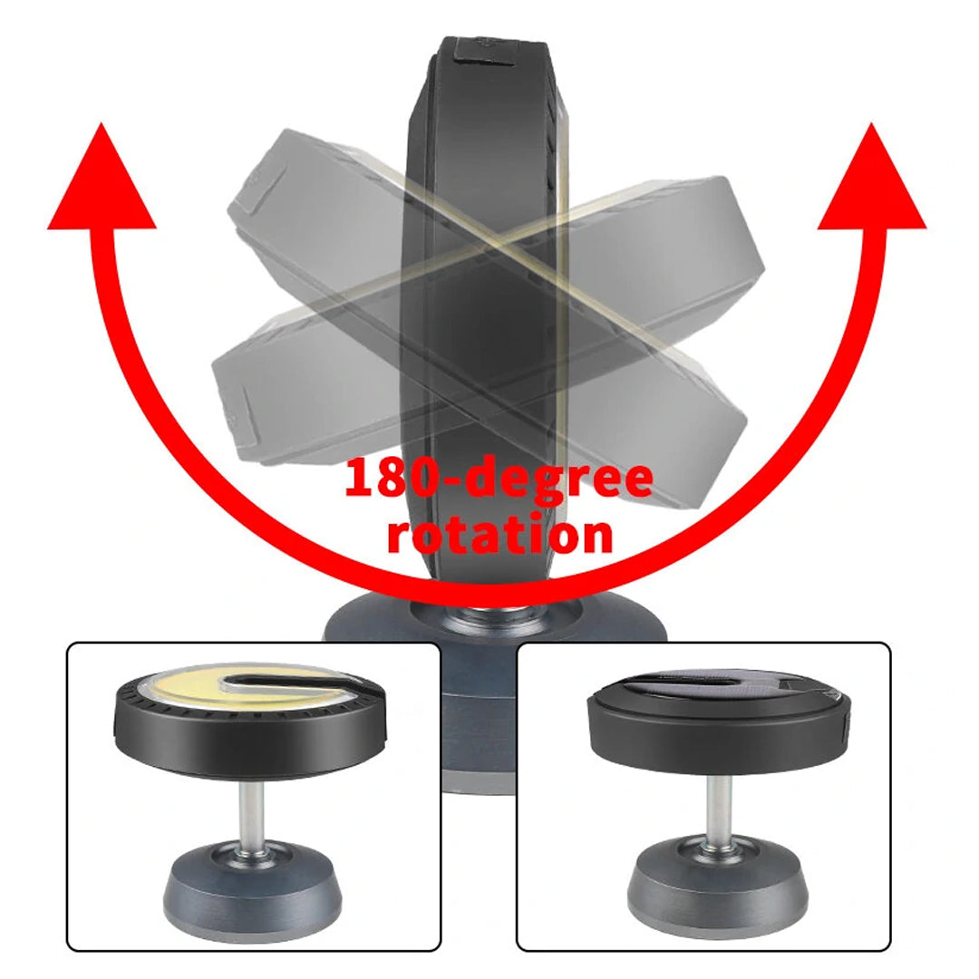25 WATT USB - TYPE-C GİRİŞLİ COB LEDLİ TEK YÖNLÜ 180 DERECE SOLAR ÇALIŞMA LAMBASI
