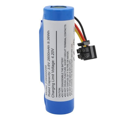 3.6V 2600mAh 4 Pin Soketli Beko Yazar Kasa Pos Cihazı Pili 18650 Lityum Batarya (VPS906R)