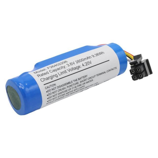 3.6V 2600mAh 4 Pin Soketli Beko Yazar Kasa Pos Cihazı Pili 18650 Lityum Batarya (VPS906R)