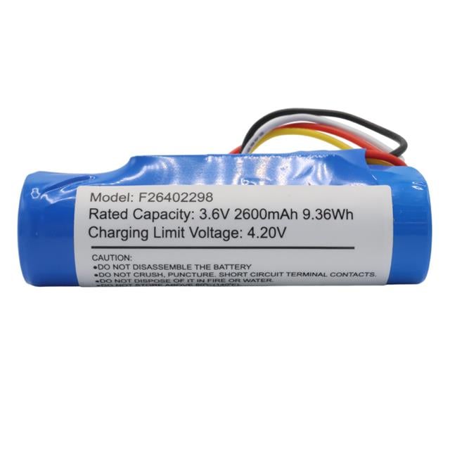 3.6V 2600mAh 4 Pin Soketli Beko Yazar Kasa Pos Cihazı Pili 18650 Lityum Batarya (VPS906R)