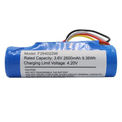 3.6V 2600mAh 4 Pin Soketli Beko Yazar Kasa Pos Cihazı Pili 18650 Lityum Batarya (VPS906R)