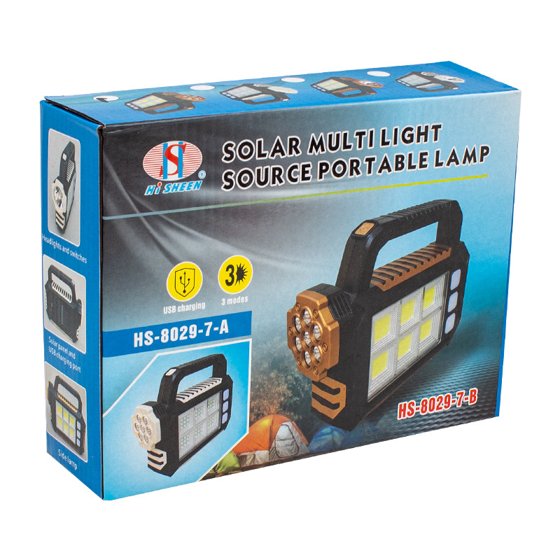 3 ÇALIŞMA MODLU 54 SMD LEDLİ TAŞINABİLİR SOLAR LAMBA