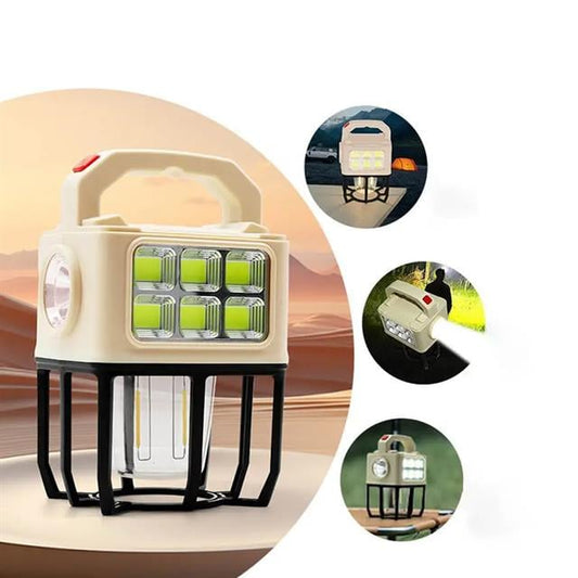 3 Modlu Beyaz - Filament Solar Masa - Kamp Lambası - El Feneri