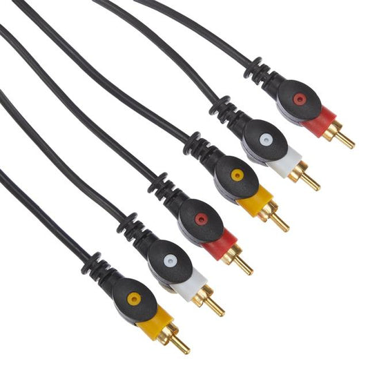 3 RCA + 3 RCA 5 METRE KALIN KABLO