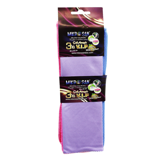 3LÜ - VİP SET MİKROFİBER BEZ 30X32CM.
