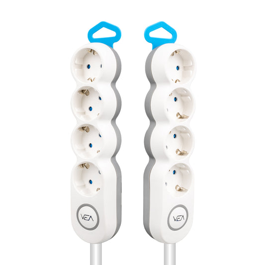 4LÜ 1.5 METRE KABLOLU ANAHTARLI GRUP PRİZ