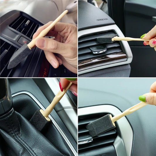 5&amp;apos;li Araba Havalandırma Temizleme Fırçaları Klima Çıkışları,Toz Alma&amp;amp;Otomobil İçi Detaylı Mini Temizlik Aparatları