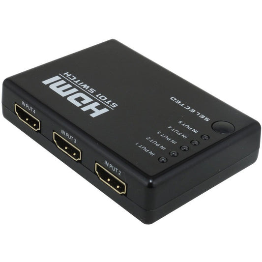 5 GİRİŞ 1 ÇIKIŞ HDMI SWITCHER TOPLAYICI KUMANDALI ADAPTÖRSÜZ