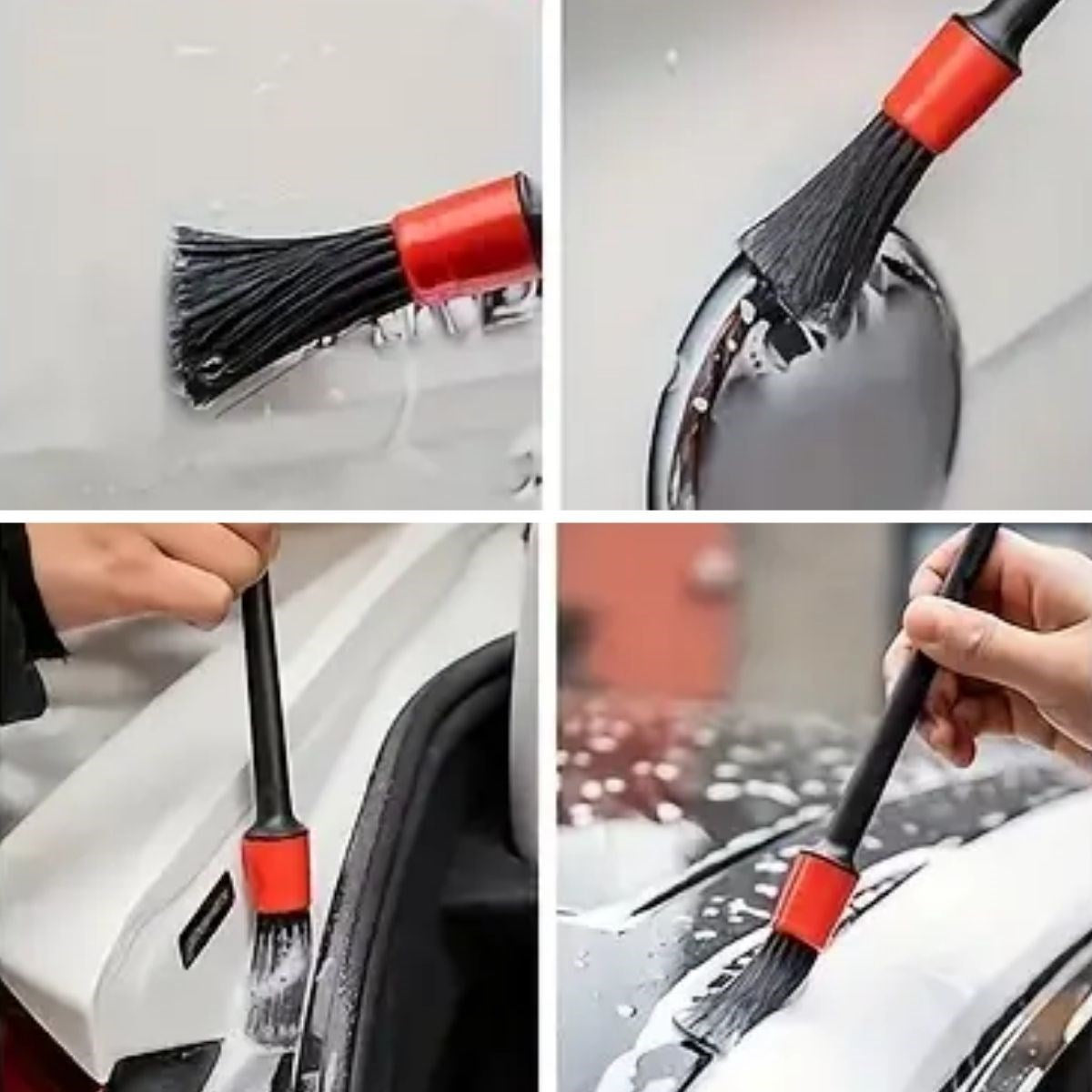 5’li Çok Amaçlı Araç İçi ve Dış Yüzey Temizlik &amp;amp; Detaylandırma Fırça Seti