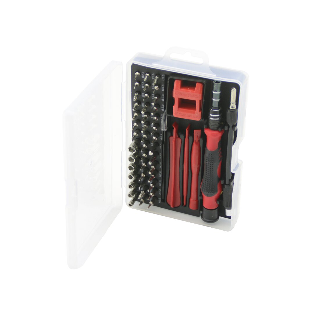52İN1 SAATÇİ - TELEFONCU TORNAVİDA SETİ 42PCS UÇ - 4-CIMBIZ-VB.- 2-T.VİDA SAP - 3-APARAT - 1-ŞEFFAF PLS.KUTU