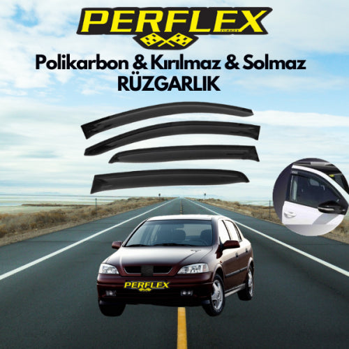 Perflex Polikarbon Kırılmaz Rüzgarlık V2 Mugen OPEL ASTRA G 1998-2004