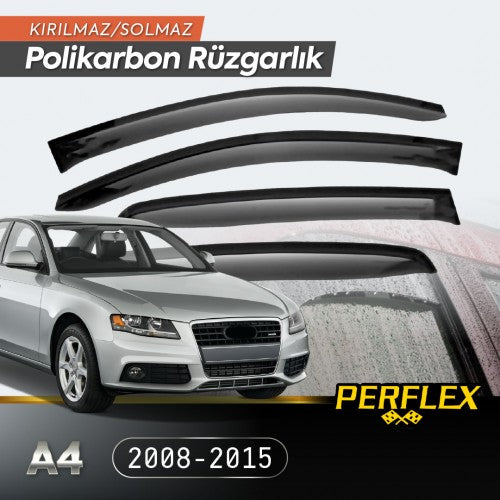 AUDI A4 2008-2015 CAM RÜZGARLIĞI V2 DÜZ