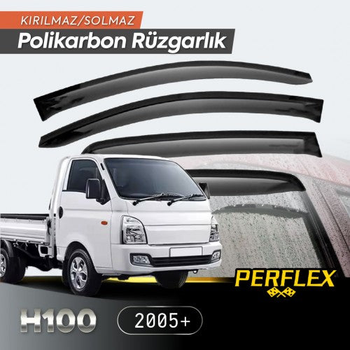 Hyundai H100 Kamyonet 2005+ Cam Rüzgarlığı V2 Mugen