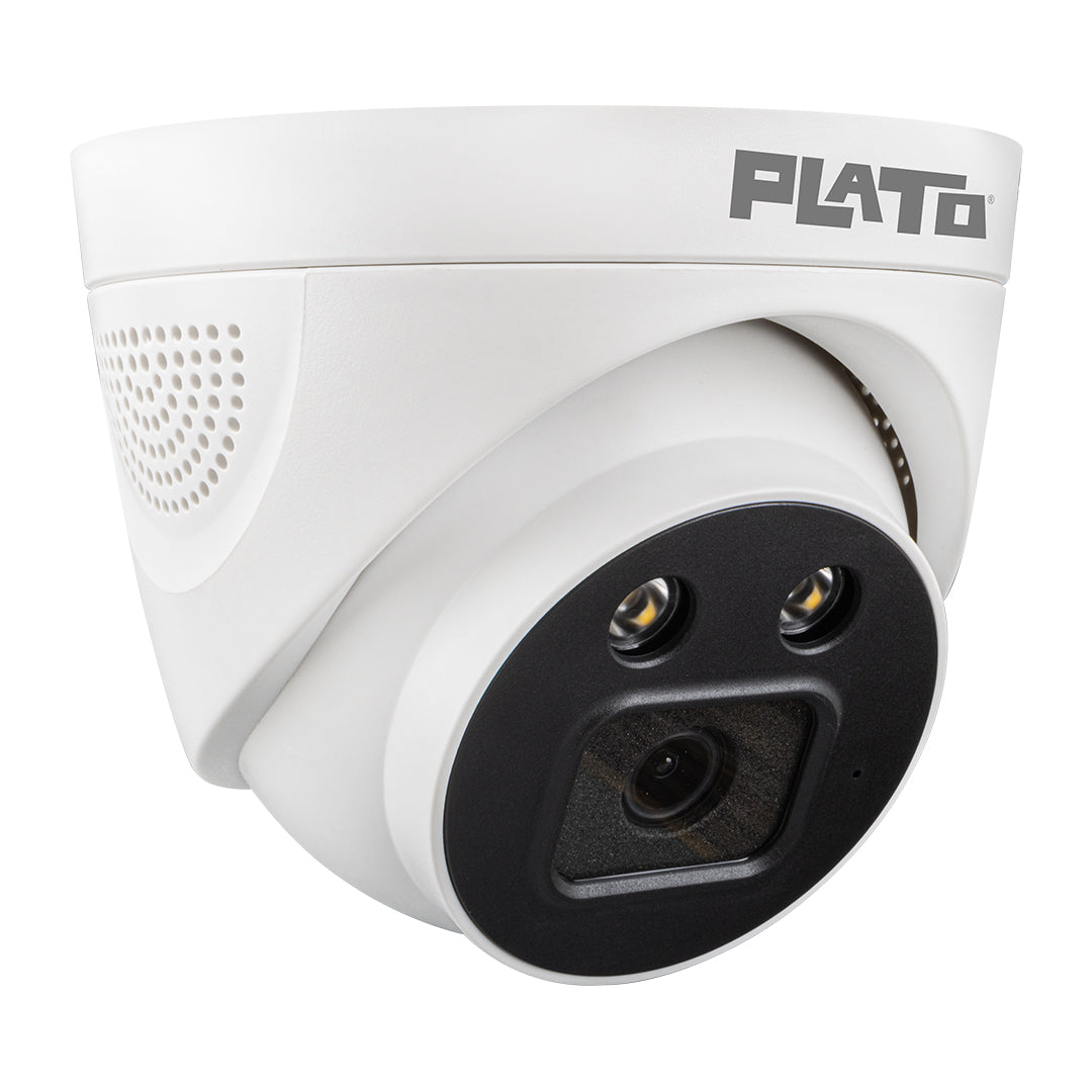 5MP COLOR VU MİKROFONLU 3.6 MM 2 ATOM LED PLASTİK KASA AHD DOME KAMERA