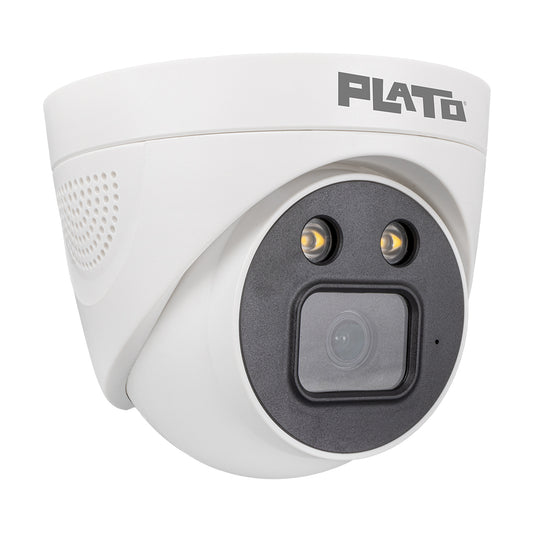 5MP COLOR VU MİKROFONLU 3.6 MM 2 ATOM LED PLASTİK KASA AHD DOME KAMERA