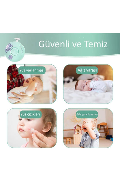 6 Başlıklı Pilli Tırnak Törpüsü ( Bebekler Kullanılabilir ) 