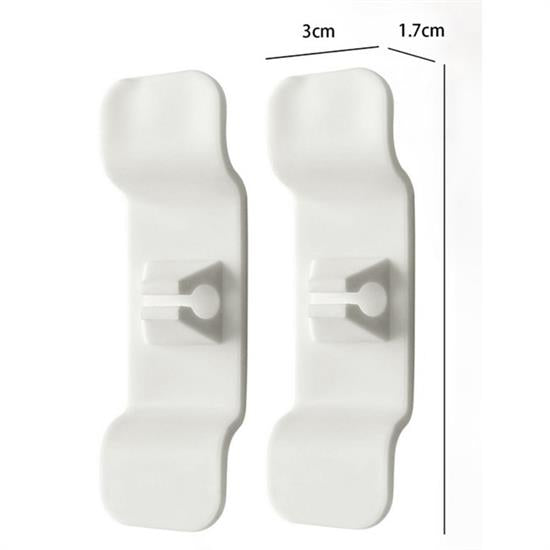 6&amp;#39;lı Pratik Kablo Toparlayıcı Yapışkanlı Klips Mutfak Air Fryer Kettle Kahve Tost Makinası