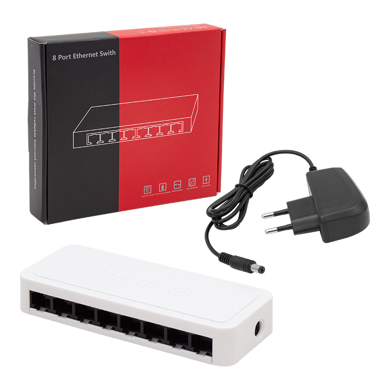 8 PORT 10/100 MBPS SWITCH