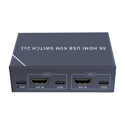 8K HDMI USB KVM SWITCH 2X1