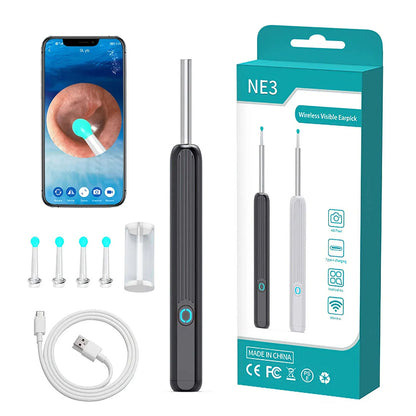 ENDOSKOP KAMERALI KULAK TEMİZLEME CİHAZI ALL-IN-ONE SET