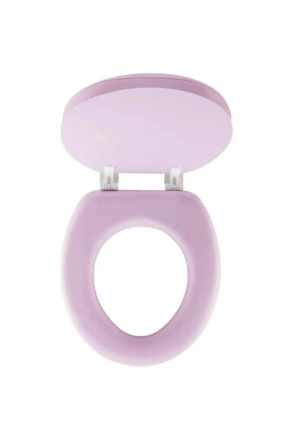 PEMBE YUMUŞAK KLOZET KAPAK BÜYÜK PUF 42x41 cm