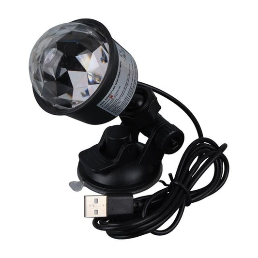 AL-KX-6889 Projeksiyon Atmosferli Usbli 4 Watt Şarjlı Sihirli Rgb Led Disko Topu