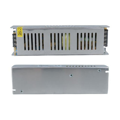 ALN-M12165S 12 Volt 16.5 Amper 200 Watt Slim Metal Kasa Adaptör 200x60x40mm