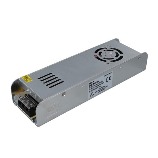 ALN-M1230S 12 Volt 30 Amper 360 Watt Fanlı Slim Metal Kasa Adaptör 225x65x38mm