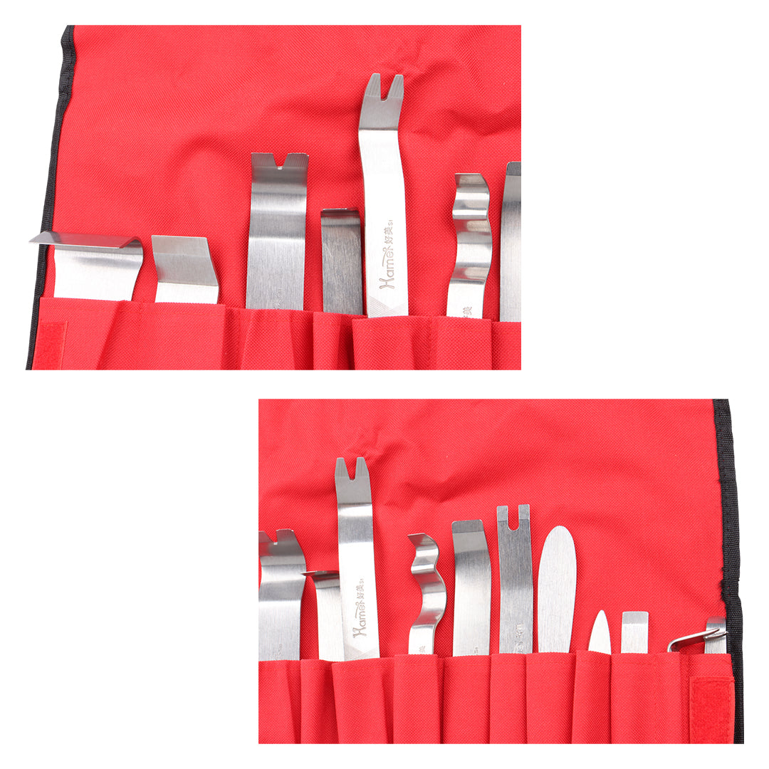 ARAÇ İÇİ SES SİSTEMİ SÖKME - LASTİK SÖKME -  KAPI DÜZELTME ÇIKARMA TAKIMI PASLANMAZ ÇELİK