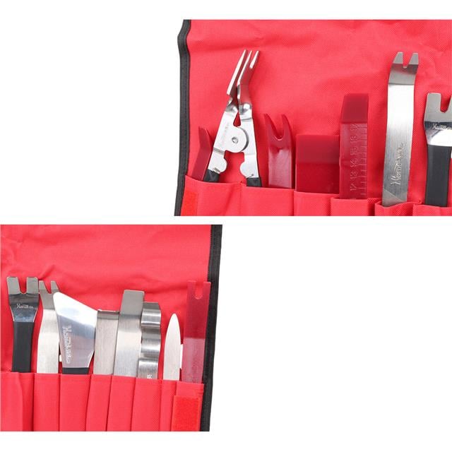 ARAÇ İÇİ SES SİSTEMİ SÖKME - LASTİK SÖKME -  KAPI DÜZELTME ÇIKARMA SETİ (14 FARKLI APARAT)