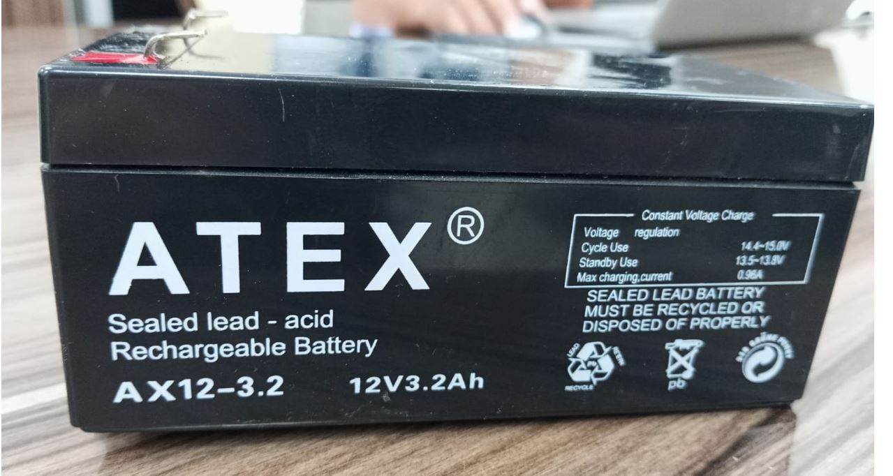 ATEX AX12-3.2 12 VOLT - 3.2 AMPER AKÜ (13.4X6.7X6.1CM)