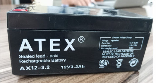 ATEX AX12-3.2 12 VOLT - 3.2 AMPER AKÜ (13.4X6.7X6.1CM)