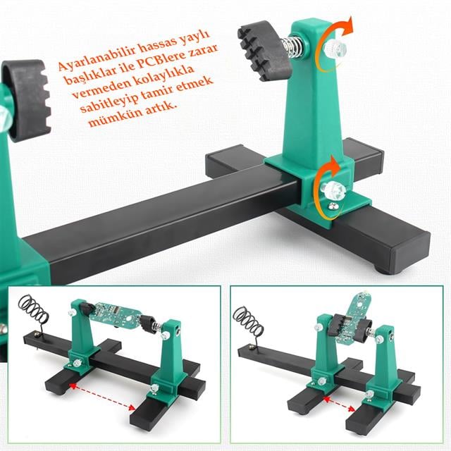 Ayarlanabilir PCB Levha Board Tutucu Havya Tamir Standı