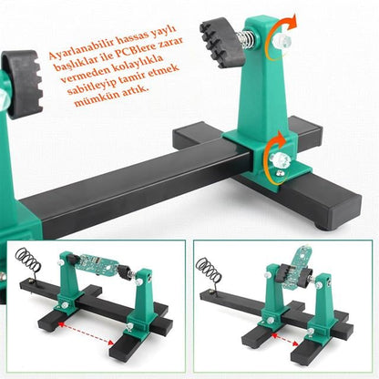Ayarlanabilir PCB Levha Board Tutucu Havya Tamir Standı