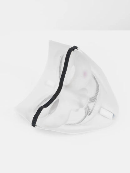 Beyaz Renk Pembe Yanaklı İthal V For Vendetta Maskesi