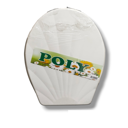 BEYAZ SERT KLOZET KAPAK BÜYÜK 36.5 x 42.5 cm