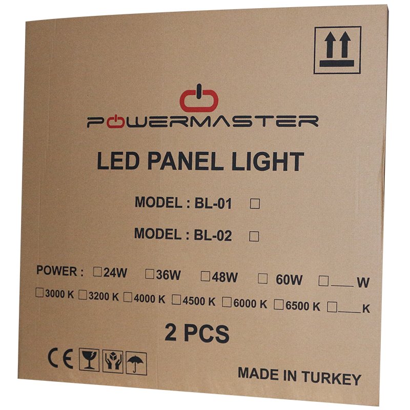 BL-01 60X60 LED PANEL BEYAZ 48W - 6500K--1248 LÜMEN SIVA ALTI