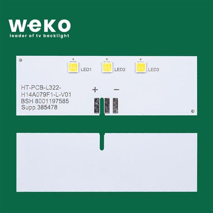 BUZDOLABI İÇ AYDINLATMA LEDİ LD79 HT-PCB-L322-H14A079B-L-V01 3 ÇİPLİ