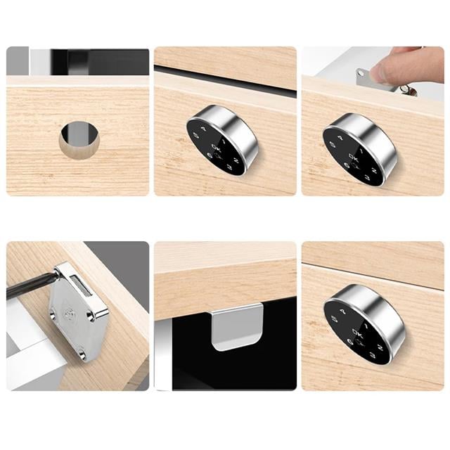 Çekmece Dolap Kilidi Dijital Numaralı Standart