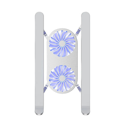 ÇİFT FANLI TAŞINABİLİR ALÜMİNYUM NOTEBOOK SOĞUTUCU STAND