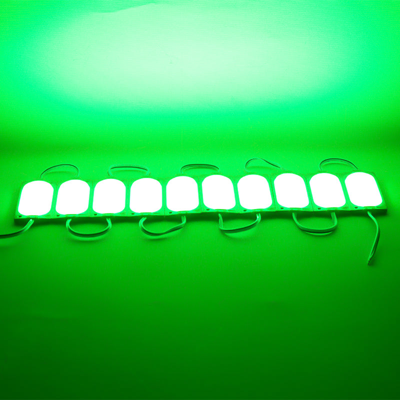 COB MODÜL LED 12V 3W YEŞİL 85 X 35MM IP65 220-240LM 140 DERECE