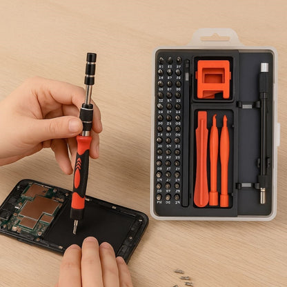 Çok Fonksiyonlu Manyetik Uçlu 52&amp;apos;si 1 Arada 42 Uçlu Saatçi Tornavida Seti