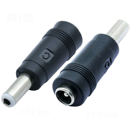 DC 2.1 MM DİŞİ / 2.5 MM ERKEK ÇEVİRİCİ JACK FİŞ ADAPTÖR