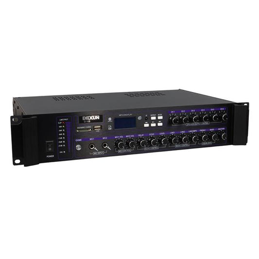 DEXUN D-100 100 WATT USB-BLUETOOTH 5 ZONE HAT TRAFOLU ANFİ